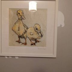 Framed Annabel Langrish Duckling Print