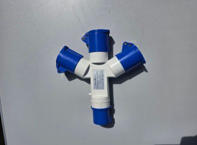 3 way 16 ampElectric hook up splitter