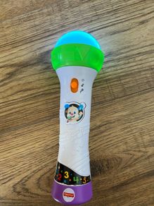 baby toy fisher price microphone in Polish language