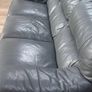 3-seater leather sofa Image 2