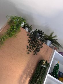 faux plants with pots