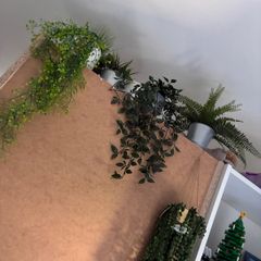 faux plants with pots
