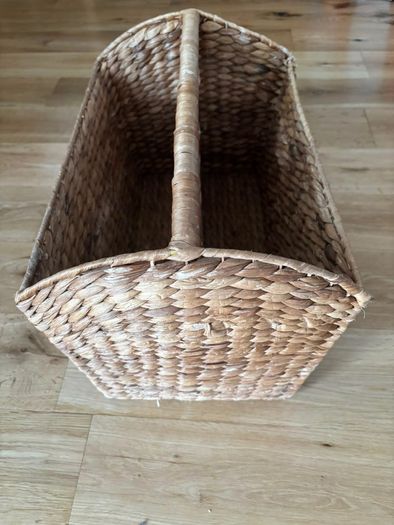 Wicker Magazine Basket