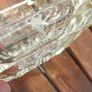 Guinness vintage heavy pressed glass ashtray,,,collectors item, unusual with clear glass ,guinness logo on the 4 sides ,,see pictures for condition, sold as seen , Image 2