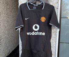 2003-2005 Man united away nike jersey men's Small