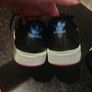 beautiful black leather Adidas runners Image 5