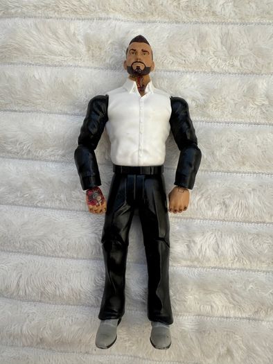 WWE Mattel Basic Series 77 Corey Graves Wrestling neck and legs are too loose Used Please see photos