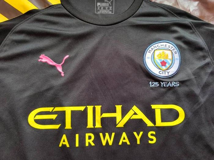 2019/20 Manchester City Gabriel Jesus 125 Years Puma Away Jersey Size XL Adults