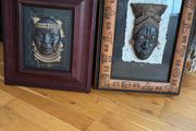 2 African Wall Decorations.