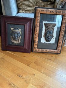 2 African Wall Decorations.