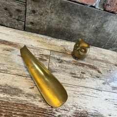 vintage Brass Boot or Shoe Horn