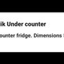 Undercounter Fridge Logik Image 6
