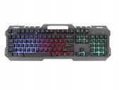 New GT-5 PC Metal Gaming LED Rainbow Backlight Wired USB Keyboard 104 Keys #885