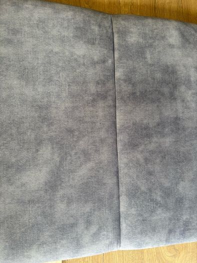 Single grey headboard