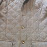 Men's Vickers 1919 Boston quilted tweed jacket in a grey herringbone checked pattern Image 6