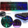 Gaming Keyboard and Mouse and Mouse pad and Gaming Headset, Wired LED RGB Backlight Bundle for PC Gamers Users - 4 in 1 Gift Box Edition Image 9