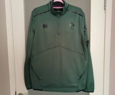 Canterbury IRFU Ireland Rugby Elite Mens 1/4 Zip fleece top