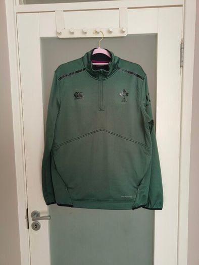 Canterbury IRFU Ireland Rugby Elite Mens 1/4 Zip fleece top