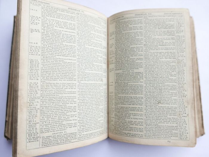 Vintage 1804 Holy Bible, Old and New Testaments, Oxford, The British And Foreign Society