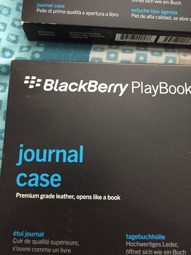 2 Genuine Blackberry play Book journal case