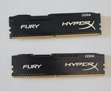 Hyperx Fury Ddr4 Ram  2 X 4gb