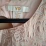 Girls pink rose gold dress Image 4