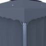 Gazebo with Curtain 4x3 m Anthracite Aluminium Image 6