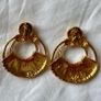 Sezane gold coloured Joe earrings Image 3