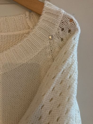 Cream wool jumper