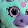 Popetz Triceratops Dinosaur Jumping Plush Toy Sot Teal Purple NO Sounds Eolo Toys Used Please see photos Image 8