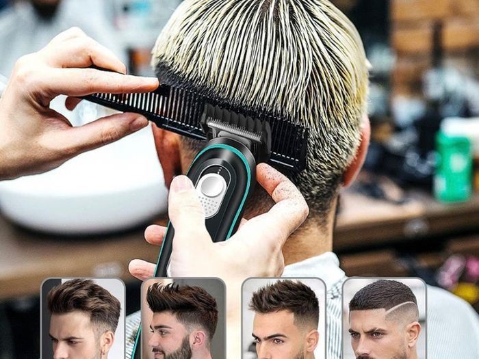 Professional Hair Clippers for Men Kids USB Rechargeable Hair Trimmer Cordless Electric Hair Clippers Haircutting Kit 4 Guide Combs (FREE POSTAGE)