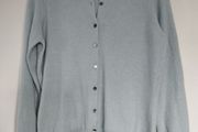 Cashmere Cardigan - Pale Blue - Size 10-12
