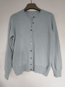 Cashmere Cardigan - Pale Blue - Size 10-12
