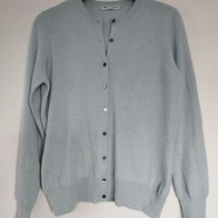 Cashmere Cardigan - Pale Blue - Size 10-12