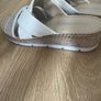 sandals white new size 6.5 Image 2