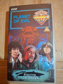 Doctor Who VHS Planet of Evil in very good condition