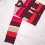 Next Multi-Colored Colorblock Striped Knit Button-Up Cardigan Size S Image 4