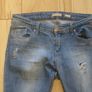 Stradivarius ladies/girls blue denim  jeans size 10 -12 30" leg Image 3