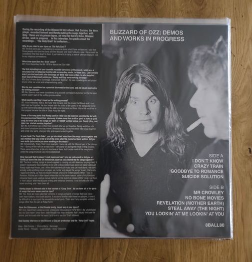 Ozzy Osbourne "Snowstorm" Vinyl Album