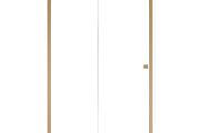 Duo Slide Brushed Gold Sliding Shower Door