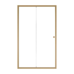 Duo Slide Brushed Gold Sliding Shower Door