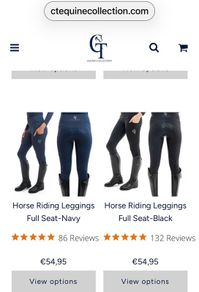 CT Equine riding leggings x2