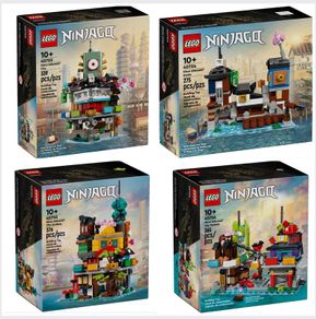Lego Micro NINJAGO City 1-4