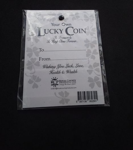 Your Own Lucky Coin " Finn" Personalised Keepsake Token