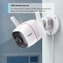 Outdoor Security Camera, Weatherproof, No Hub Required, Works with Alexa & Google Home, 3MP Ultra-High Definition, Automatic Siren, 2-way Audio, SD Storage (FREE SHIPPING) Image 7