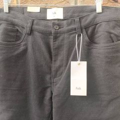 BNWT Folk Moleskin Trousers Black Mens W36 R
