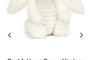 New JELLYCAT Bashful LUXE Bunny Nimbus