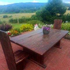 Handmade Reclaimed Wood Dining Set