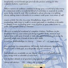 Wellness Weekend in Kerry - Prices from 470