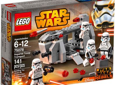 Lego Star Wars 75078: Imperial Troop Transport (2015) 100% Complete W/BOX